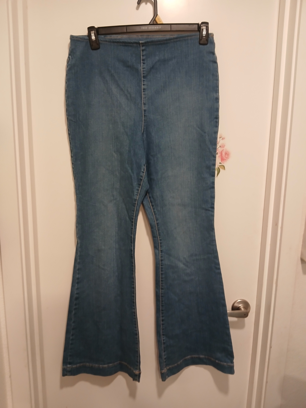 INC International Concepts Medium Blue Flared Jeans